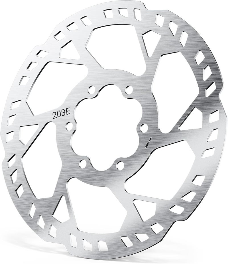 DriveXpwr Heavy-Duty 203 mm Thickened Stainless Steel Rear Brake Disc Rotor for for Talaria Road Legal (TL45) Talaria Sting Offroad （TL3000） - Image 1